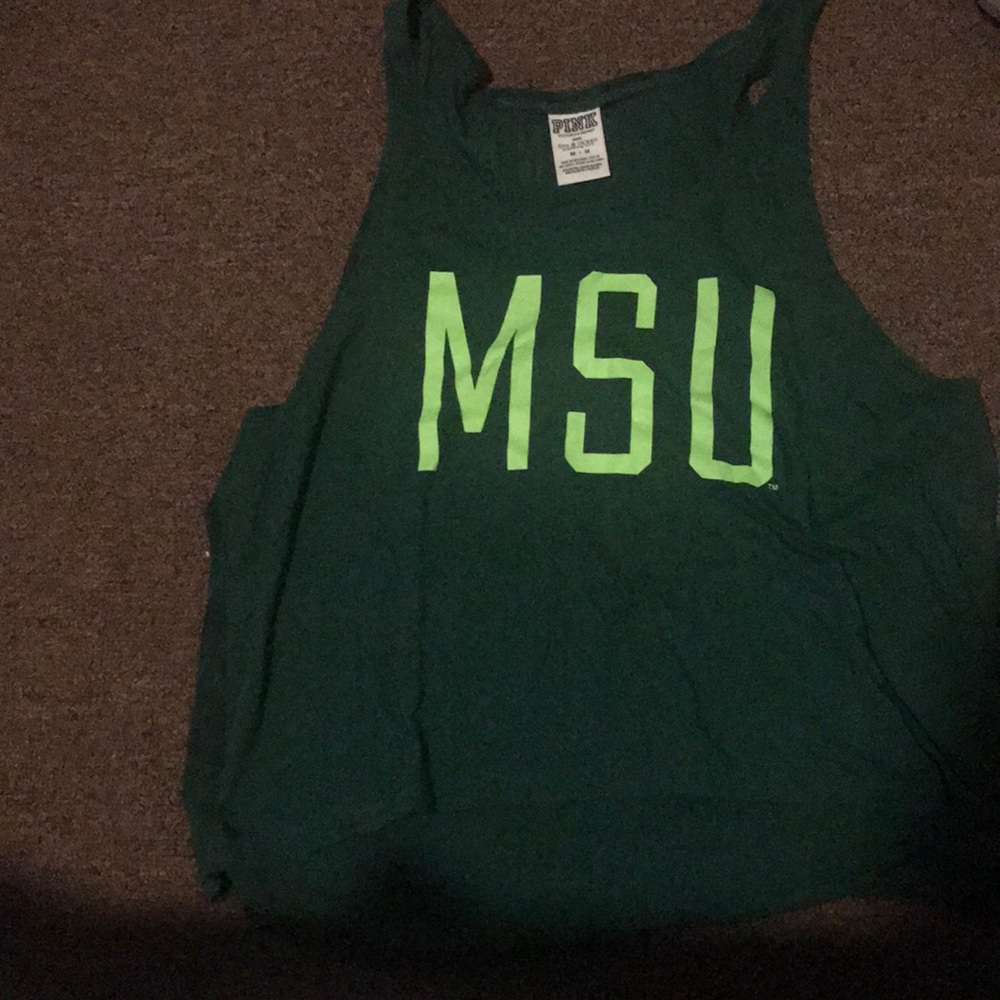 Victoria’s Secret Pink MSU tank